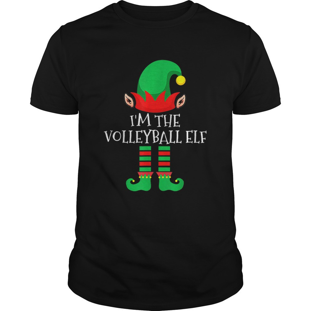 The Volleyball Elf Family Matching Group Christmas Shirt